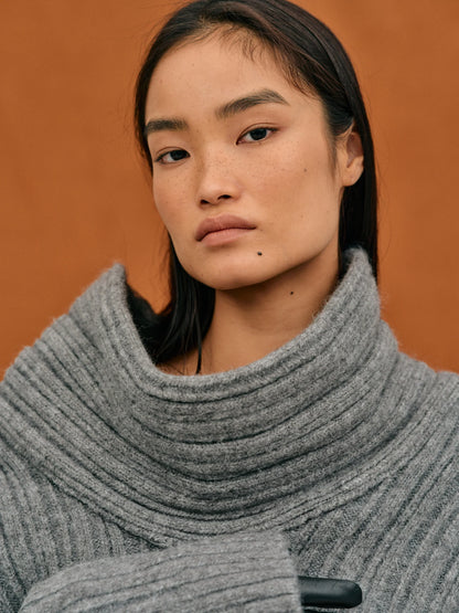 Jersey de Punto con Corte Oversize para Mujer | Ideal para Otoño e Invierno