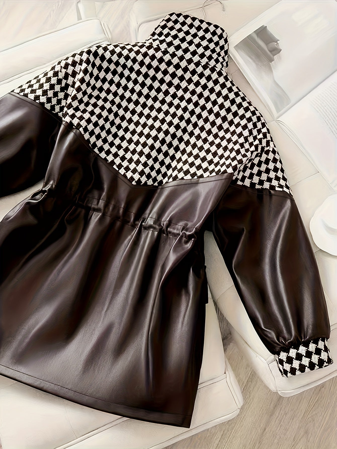 Chaqueta Con Cremallera y Cuello Alto Para Mujer | Ideal Para Otoño e Invierno