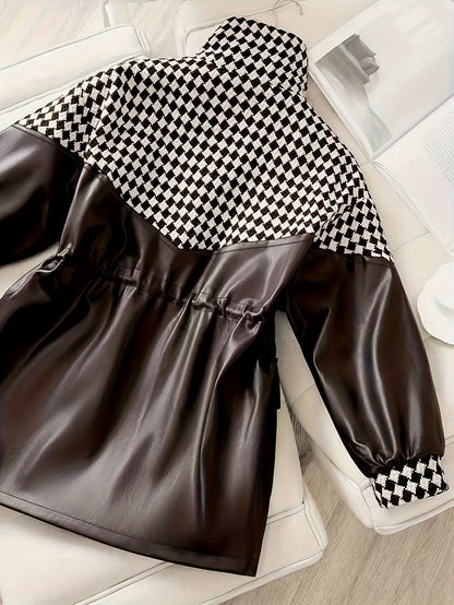 Chaqueta Con Cremallera y Cuello Alto Para Mujer | Ideal Para Otoño e Invierno
