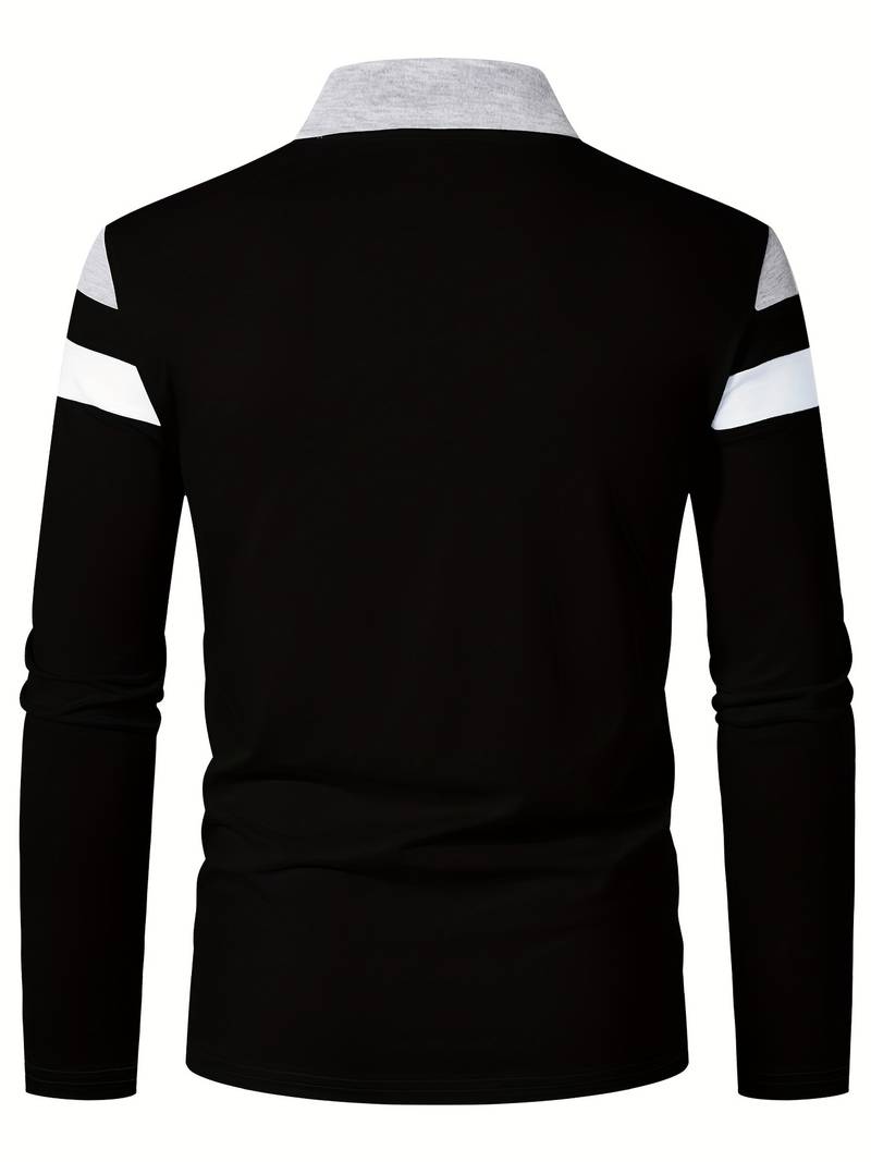 Polo de Hombre con Cremallera Frontal para Uso Diario | Ideal para Contextos Informales y Semi-Formales