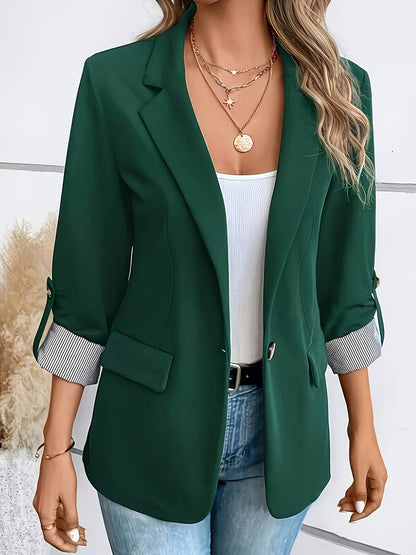 Blazer Estructurado De Doble Botonadura Para Mujer | Ideal Para Oficina Y Uso Diario