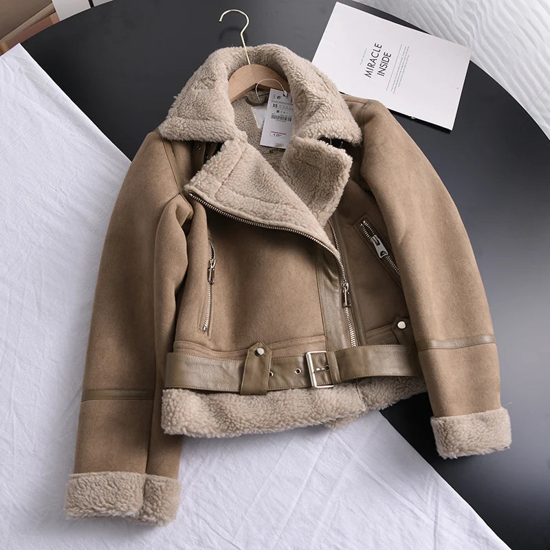 Chaqueta Corta De Invierno Con Cuello Alto Para Mujer | Ideal Para Invierno