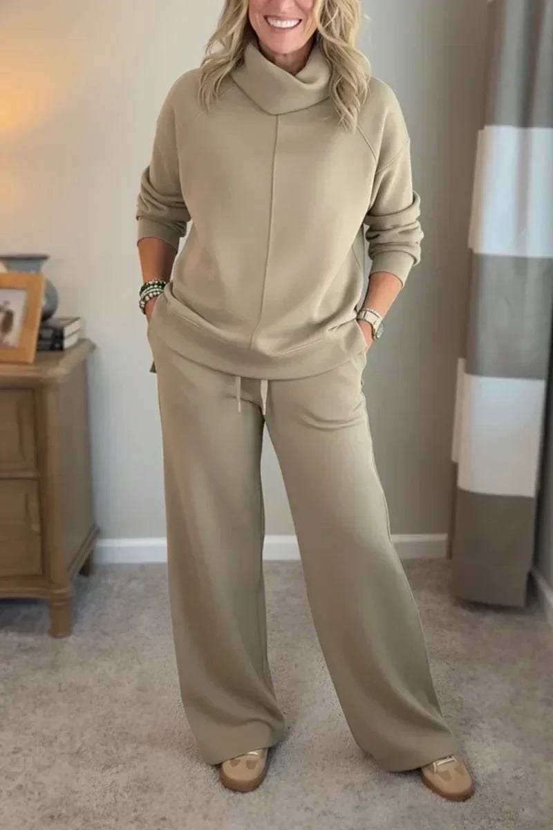 Conjunto de Dos Piezas con Top y Pantalón Coordinado para Mujer | Ideal para Uso en Casa o Momentos Informales