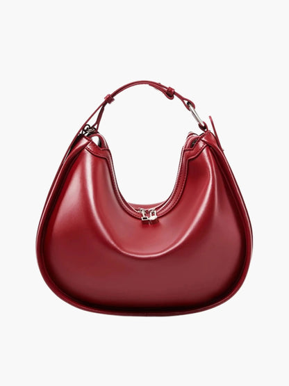 Bolso Con Forma De Media Luna Y Cierre De Cremallera Para Uso Diario | Ideal Para Salidas