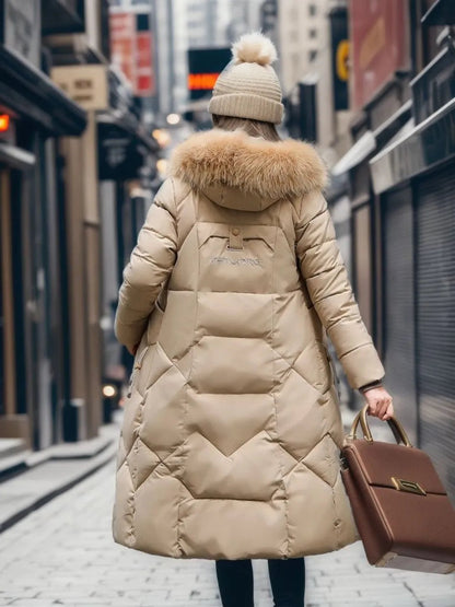 Abrigo Largo con Corte Ajustado para Mujer | Ideal para Temporada de Invierno