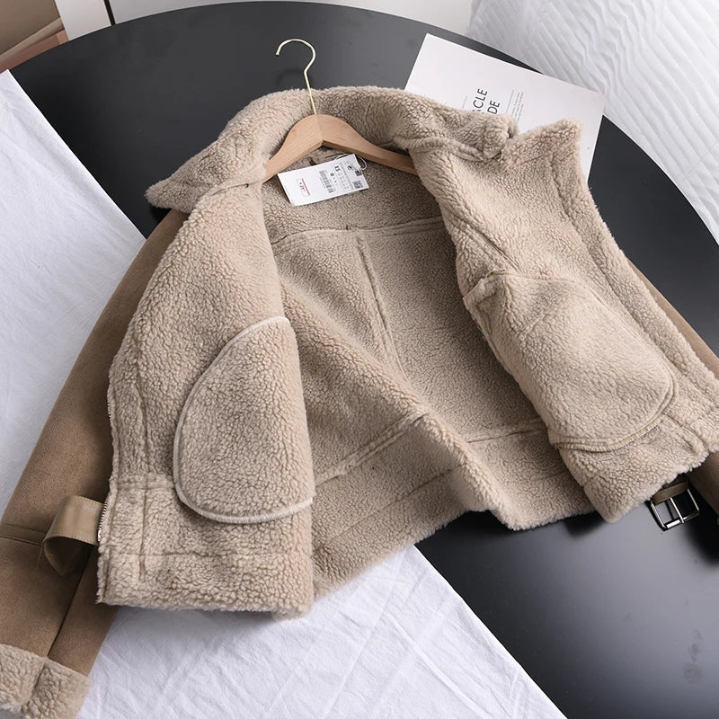 Chaqueta Corta De Invierno Con Cuello Alto Para Mujer | Ideal Para Invierno