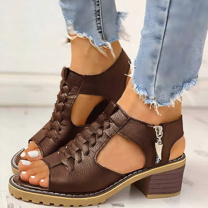 Sandalias Con Correas Ajustables Para Mujer | Ideal Para Temporada Cálida