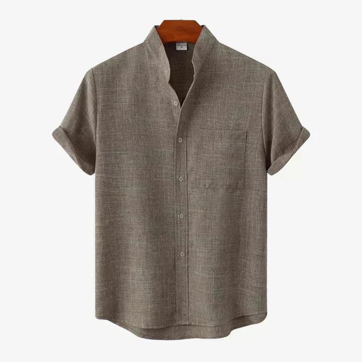 Camisa de Manga Larga de Corte Recto para Hombres | Ideal para Uso Diario y Ocio