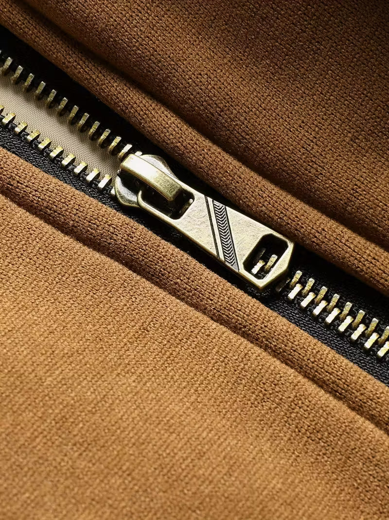 Chaqueta Con Cremallera Completa Y Capucha Integrada Para Hombre | Ideal Para Uso Diario Y Entretiempo