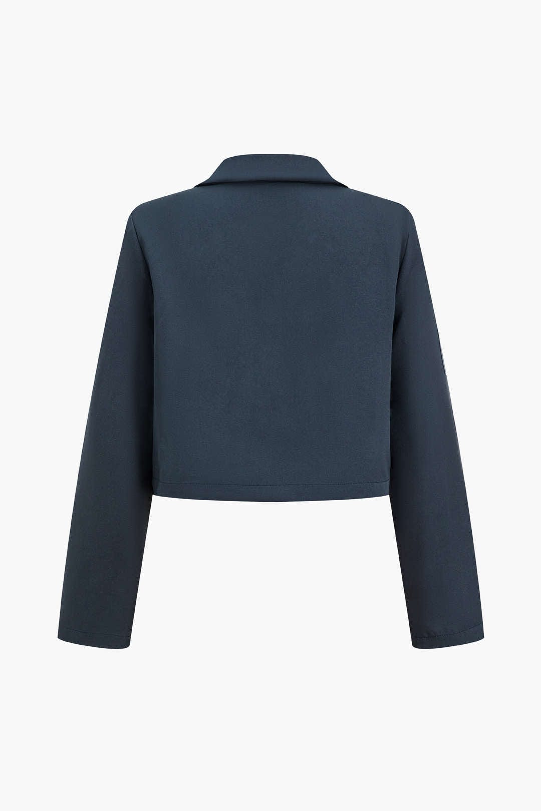 Conjunto De Blazer Corto Y Pantalón De Cintura Alta | Uso Profesional Y Versátil