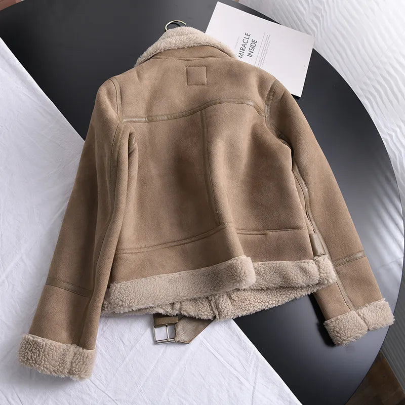 Chaqueta Corta De Invierno Con Cuello Alto Para Mujer | Ideal Para Invierno