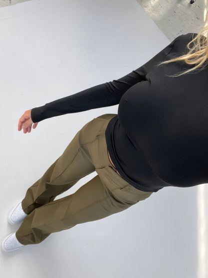 Pantalón De Corte Recto Para Mujer | Ideal Para Uso Diario