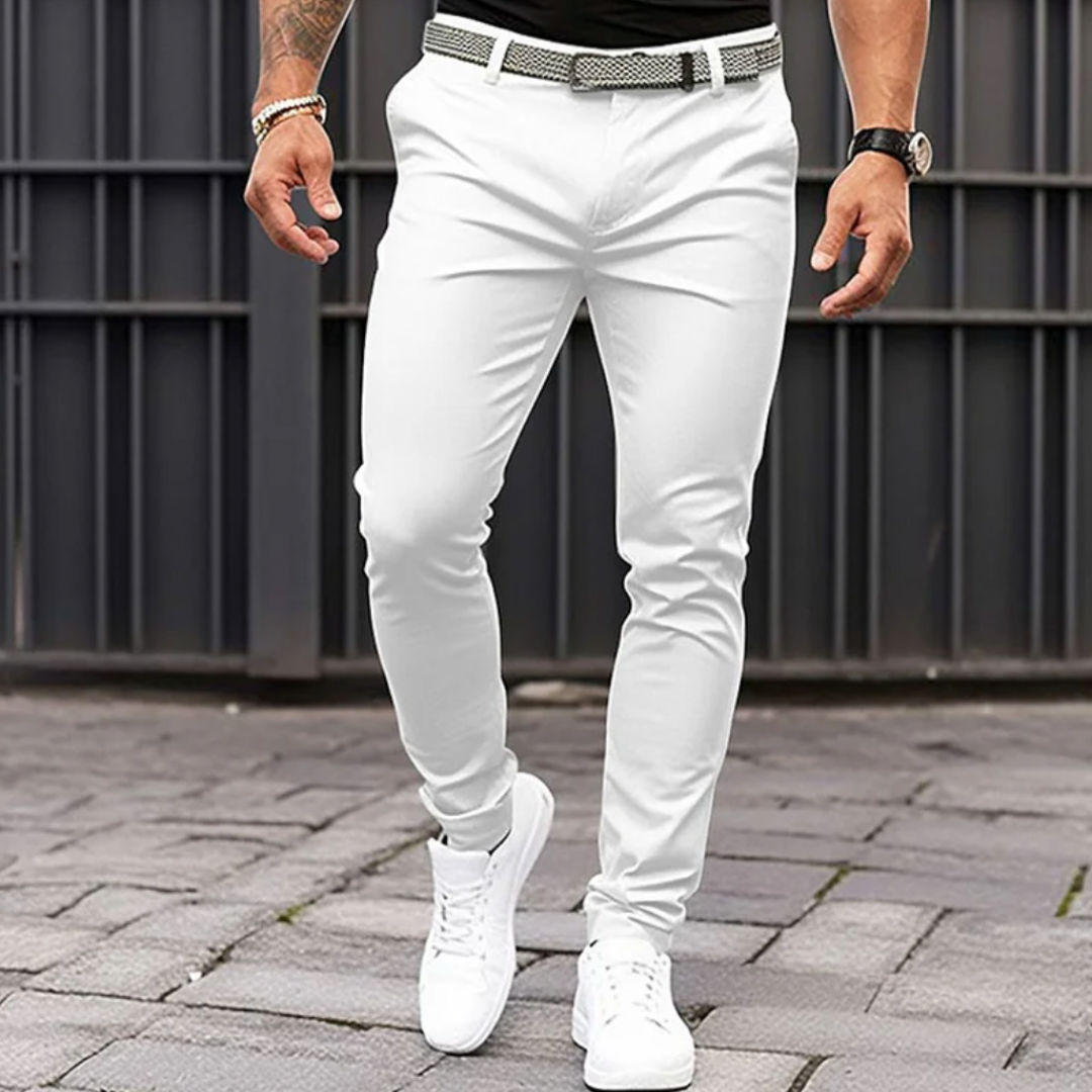 Pantalón con Corte Slim para Hombres | Ideal para Salidas Informales y Actividades Sociales