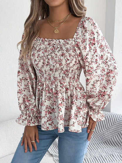 Top Con Escote Corazón y Detalles Florales Para Mujer | Ideal Para Uso Diario y Ocasiones Variadas