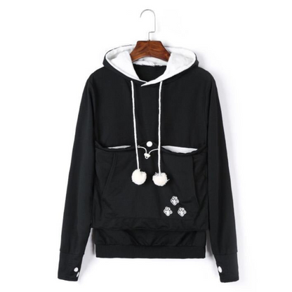 Sudadera Con Capucha y Bolsillo Para Mascotas Para Mujer | Ideal Para Uso Diario