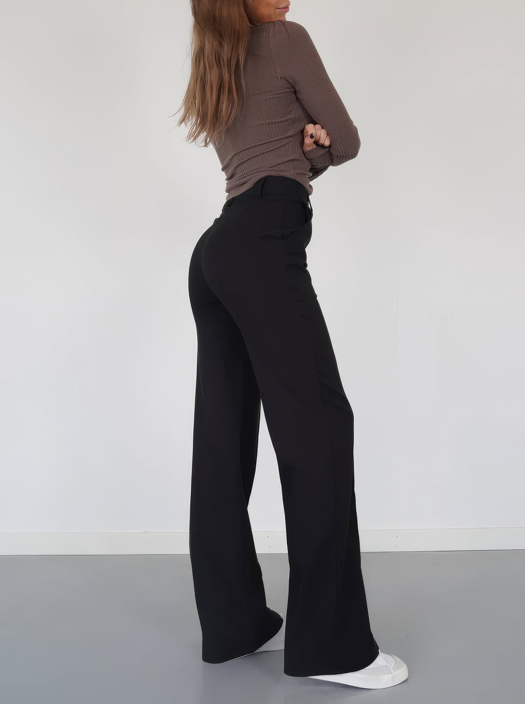 Pantalón De Corte Recto Para Mujer | Ideal Para Uso Diario