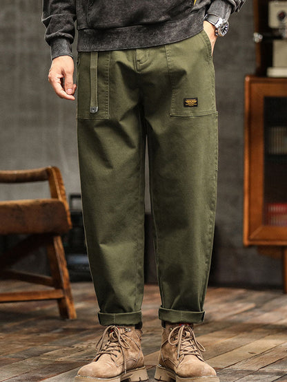 Pantalón Cargo con Cintura Ajustable para Hombre | Ideal para Uso Diario y Ocio