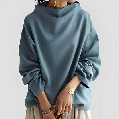 Suéter De Cuello Alto De Corte Ajustado Para Mujer | Ideal Para Otoño E Invierno