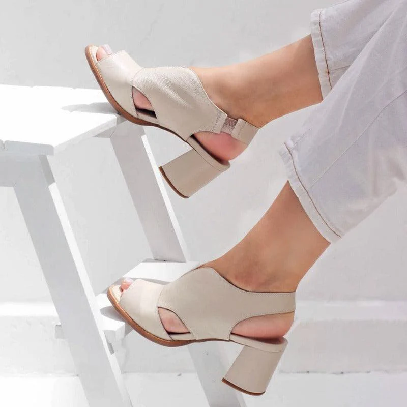 Sandalias De Talón Abierto Con Correa Trasera Para Mujer | Ideales Para Uso Diario Y Temporadas Cálidas