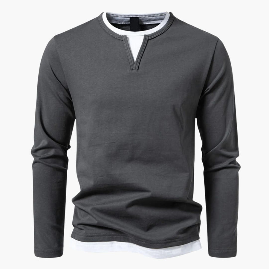 Camisa Con Cierre Abotonado Y Col Clásico Para Hombre | Ideal Para Uso Diario