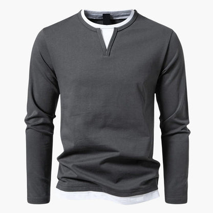 Camisa Con Cierre Abotonado Y Col Clásico Para Hombre | Ideal Para Uso Diario