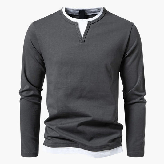 Camisa Con Cierre Abotonado Y Col Clásico Para Hombre | Ideal Para Uso Diario