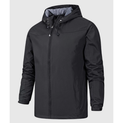 Chaqueta Con Capucha Y Bolsillos Laterales Para Hombre | Ideal Para Uso Diario Y Actividades Exteriores