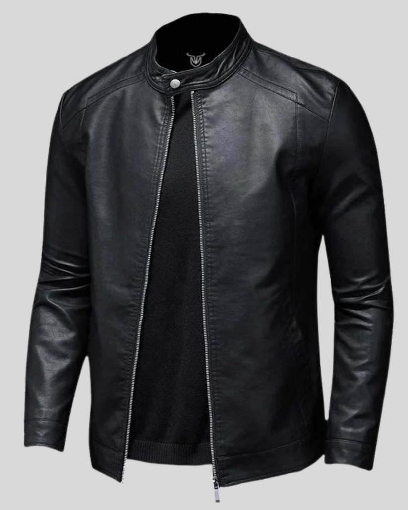 Chaqueta Con Cremallera Frontal Y Cuello Con Botones Para Hombre | Ideal Para Uso Diario Y Ocasiones Variadas