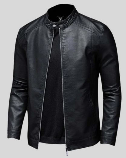 Chaqueta Con Cremallera Frontal Y Cuello Con Botones Para Hombre | Ideal Para Uso Diario Y Ocasiones Variadas
