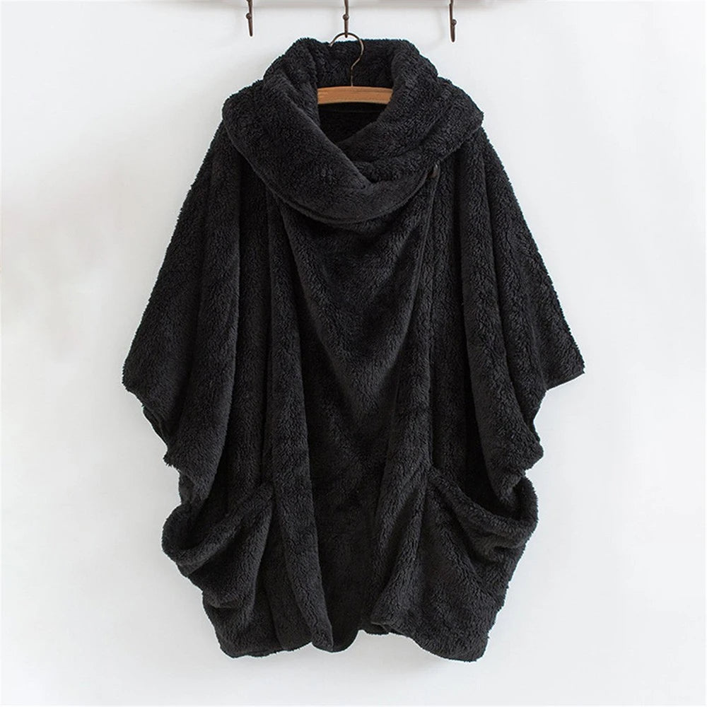 Chaqueta Cortavientos Oversize Con Capucha Para Mujer | Ideal Para Otoño E Invierno
