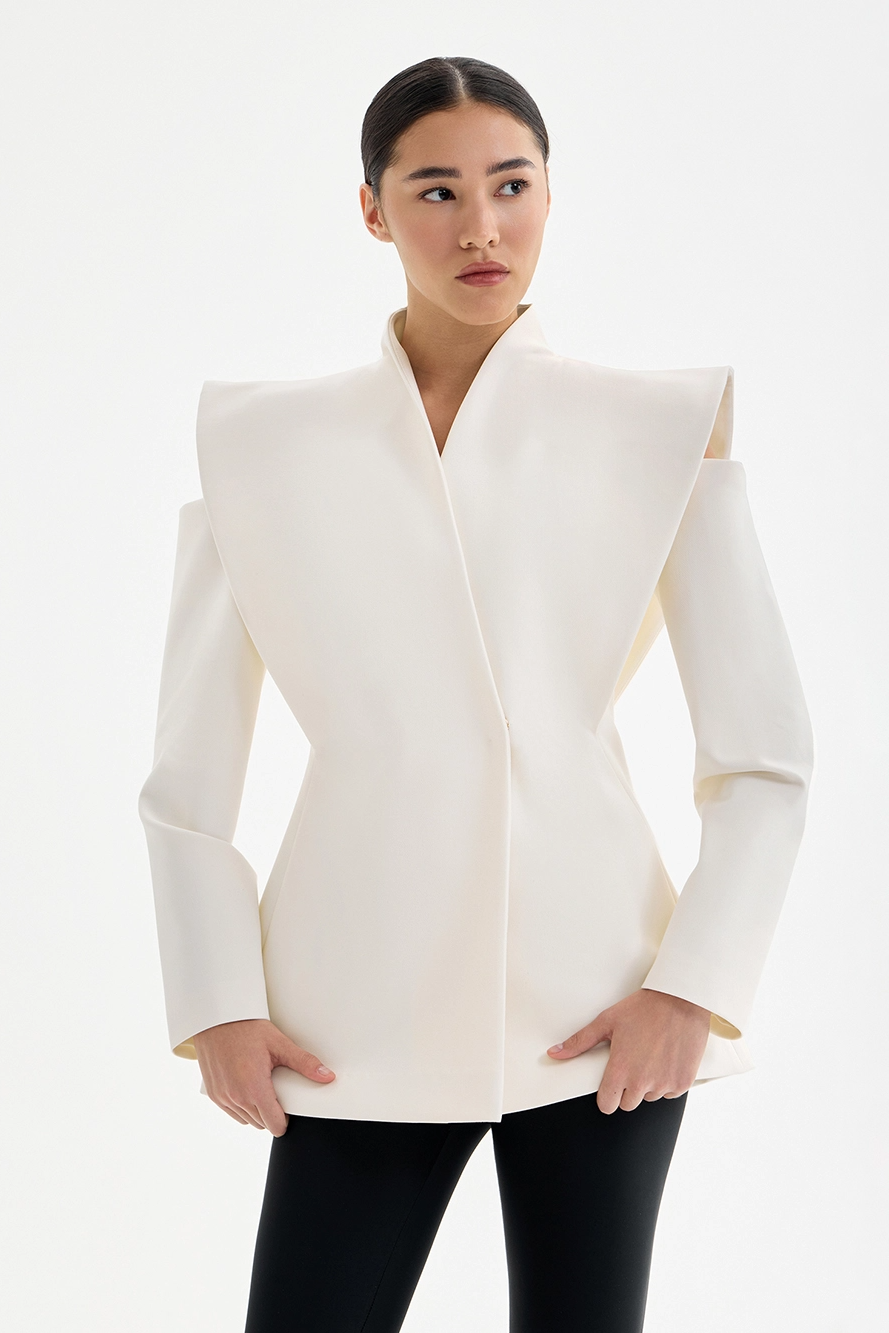 Blazer con Hombros Estructurados para Mujer | Ideal para Climas Fríos y Uso Profesional