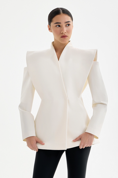 Blazer con Hombros Estructurados para Mujer | Ideal para Climas Fríos y Uso Profesional