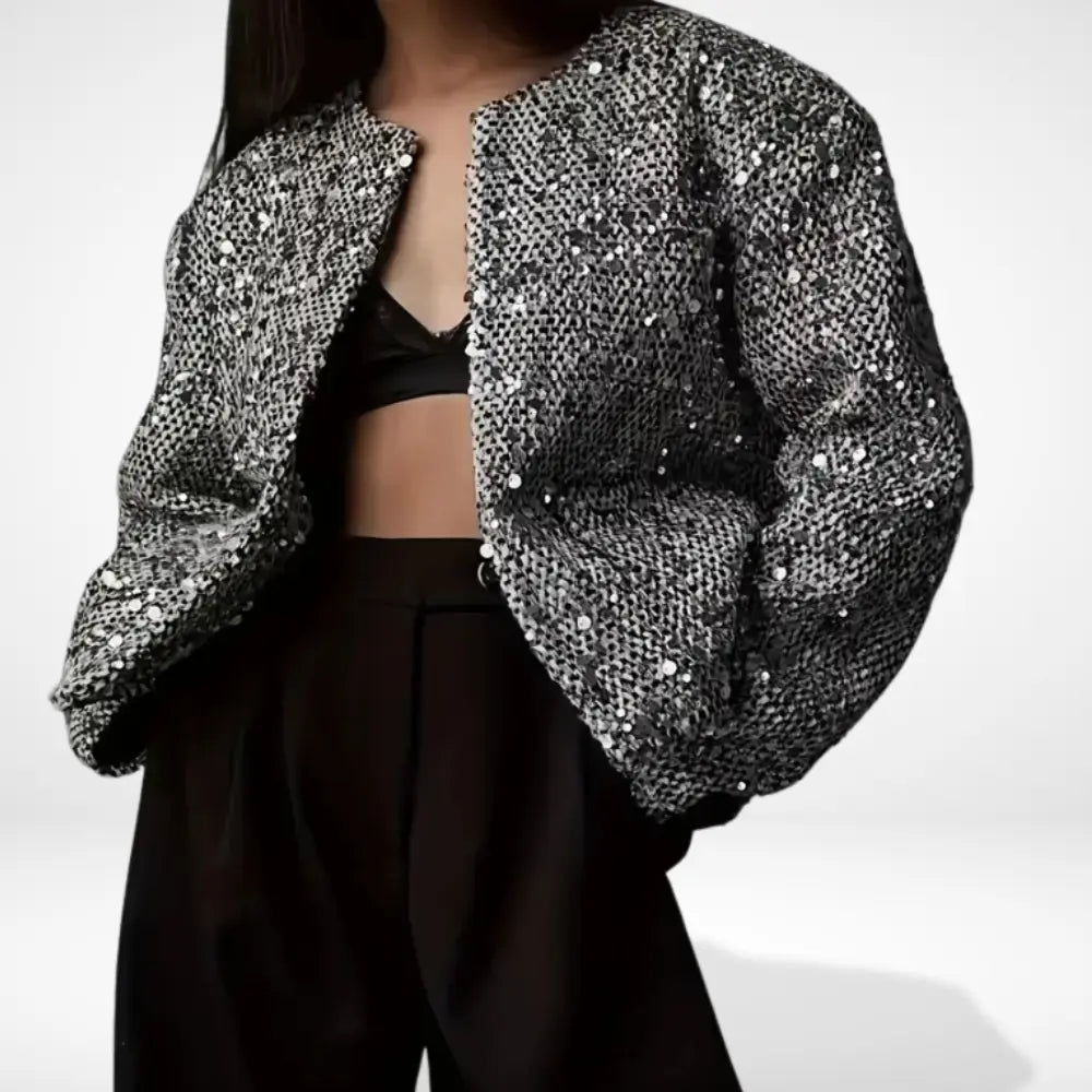 Chaqueta De Media Temporada Con Detalles Decorativos Para Mujer | Ideal Para Salidas Y Eventos