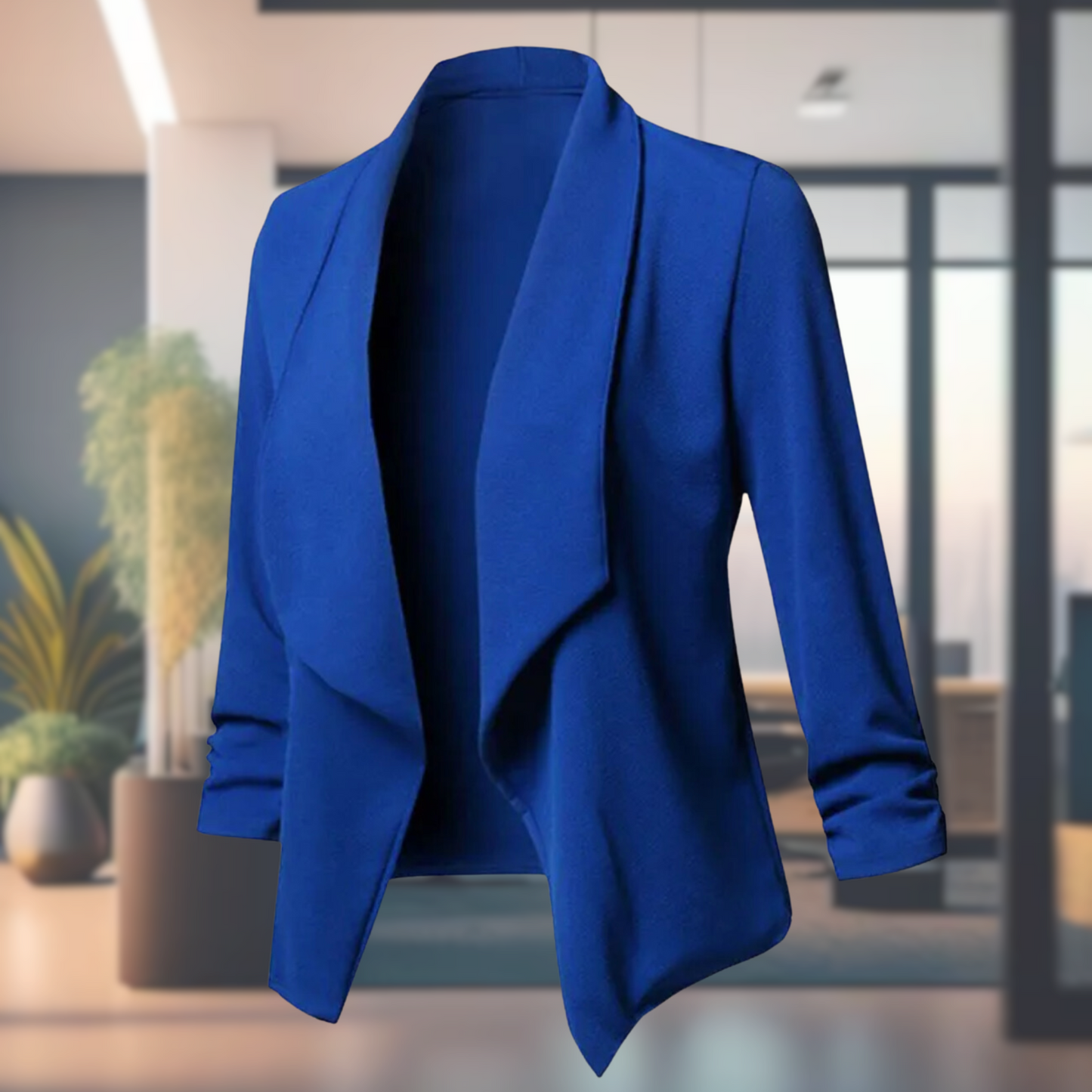 Blazer De Corte Estructurado Con Cierre De Un Botón Para Mujer | Ideal Para Uso Profesional Y Eventos