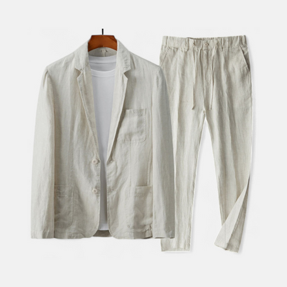 Traje Dos Piezas Ligero Para Hombre Con Chaqueta Y Pantalón | Ideal Para Uso Diario