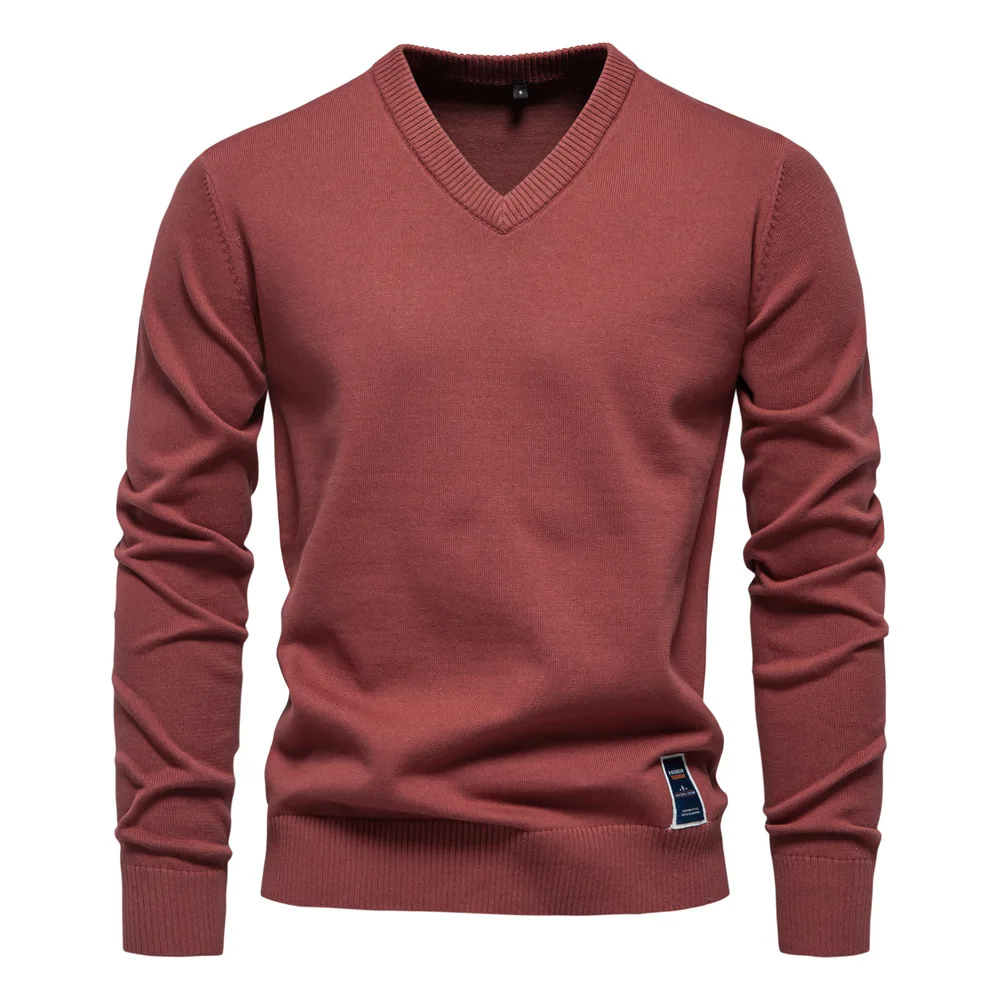 Jersey Con Cuello En V Y Corte Regular Para Hombre | Ideal Para Uso Diario