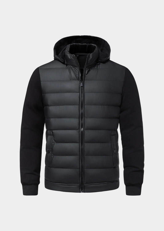 Chaqueta Con Cremallera De Largo Completo Y Capucha Desmontable Para Hombre | Ideal Para Uso Diario