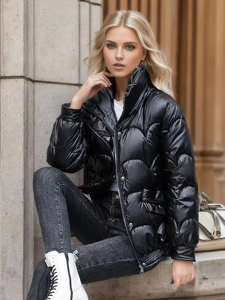 Chaqueta De Otoño E Invierno Con Corte Funcional Para Mujer | Ideal Para Uso Diario