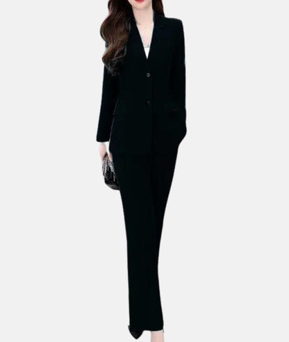 Conjunto De Chaqueta Ajustada Y Pantalón Tailleur Para Adultos | Ideal Para Entornos Profesionales Y Formales