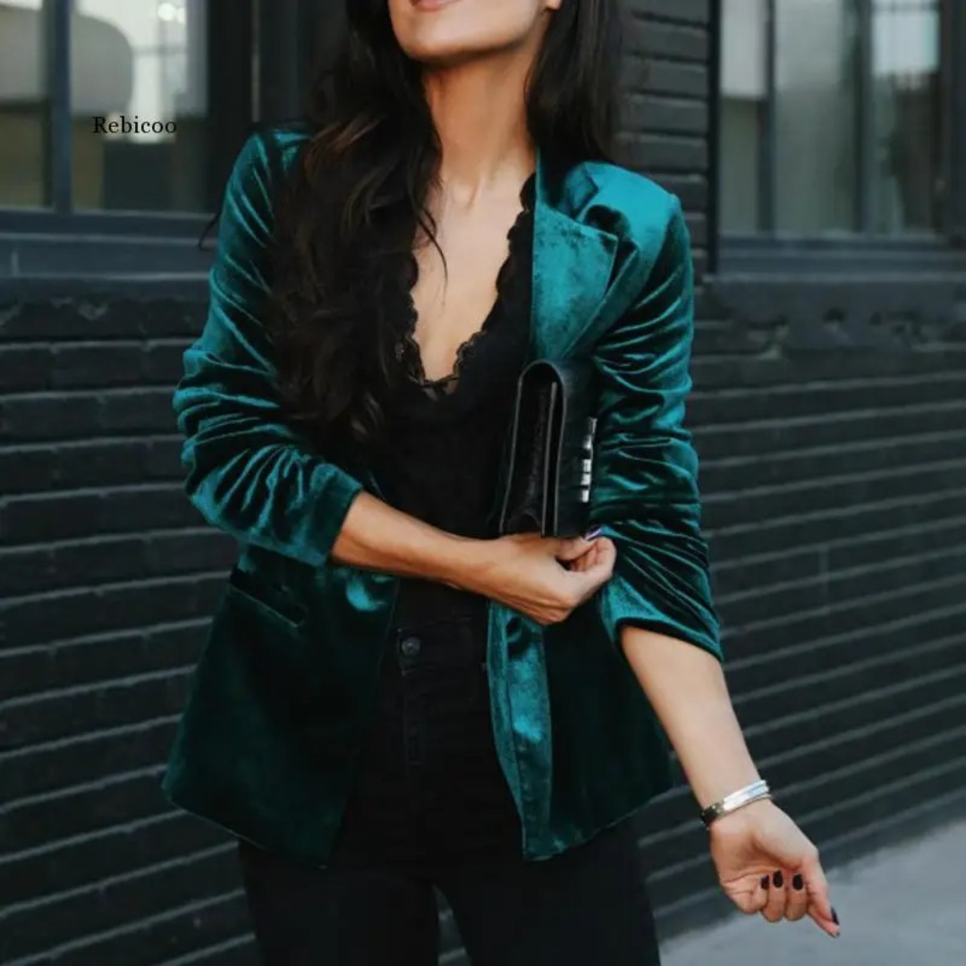 Blazer con Corte Ligeramente Entallado para Mujer | Ideal para Uso Diario y Profesional