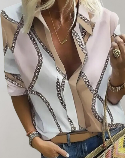 Blusa Con Corte Relajado Y Mangas Largas Para Mujer | Ideal Para Uso Diario E Informal