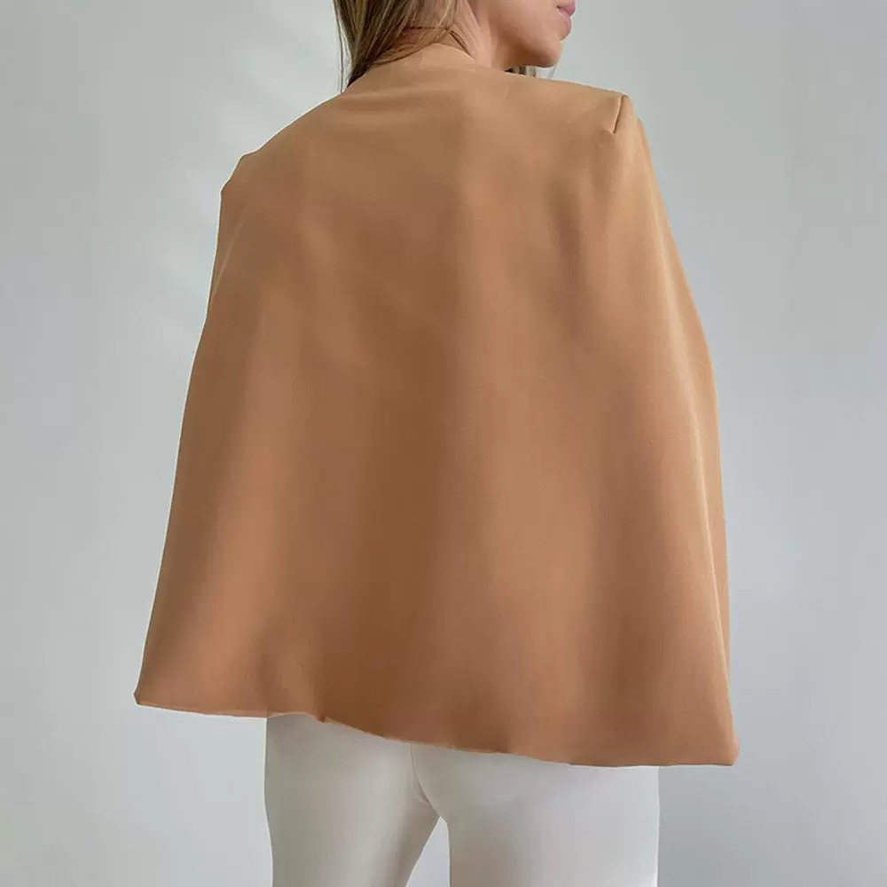 Veste Sin Cuello con Bufanda a Juego para Mujer | Ideal para Uso Diario y Ocasiones Variadas