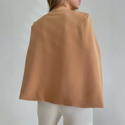 Veste Sin Cuello con Bufanda a Juego para Mujer | Ideal para Uso Diario y Ocasiones Variadas