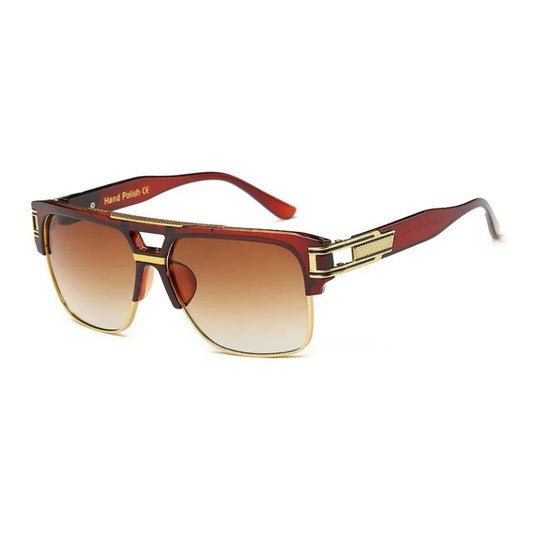 Gafas De Sol Con Forma Cuadrada Y Lentes Espejadas Para Adultos | Ideales Para Uso Diario En Exterior