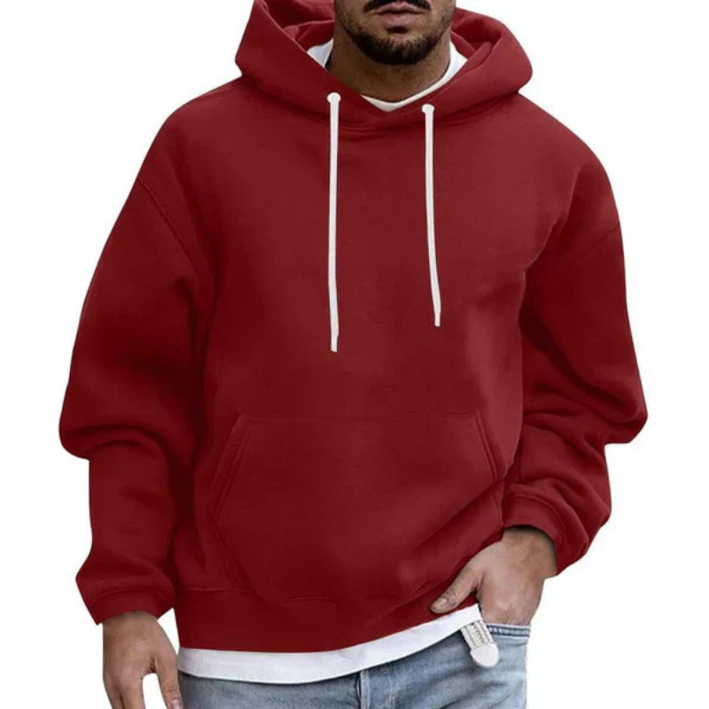 Sudadera con Capucha y Bolsillo Frontal para Hombre | Ideal para Uso Diario