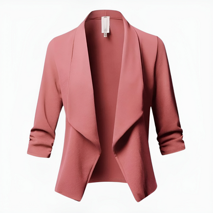 Blazer de Manga Larga con Silueta Estructurada para Mujer | Contexto Profesional o Formal