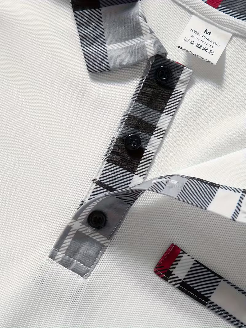 Camisa De Manga Larga Con Detalle En El Pecho Para Hombre | Ideal Para Uso Diario