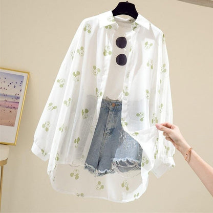 Blusa de Manga Larga con Estampado Gráfico para Mujer | Ideal para Uso Diario