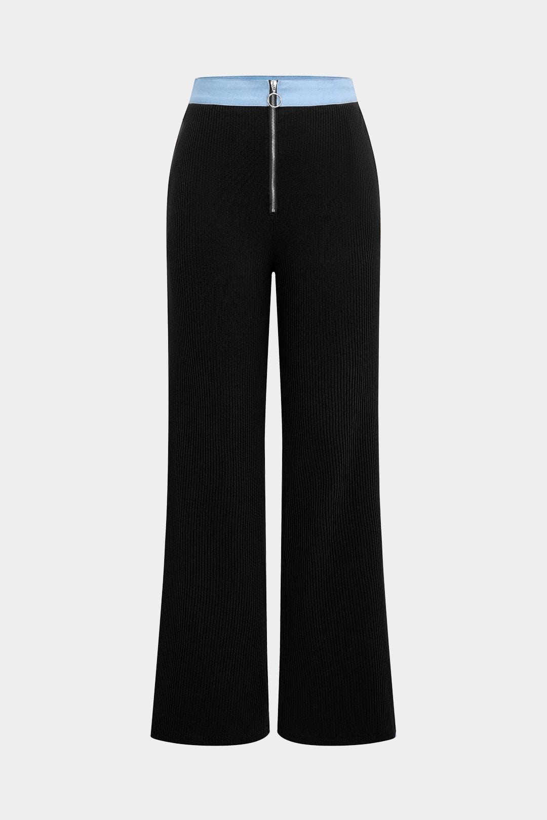 Conjunto De Dos Piezas con Camisa Ajustada y Pantalón De Pierna Ancha para Mujer | Ideal para Uso Diario y Entornos Formales