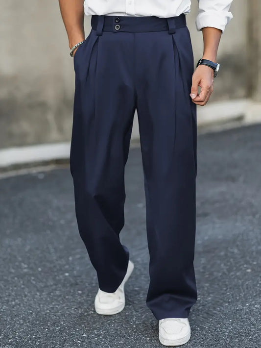 Pantalón Para Hombre Con Corte Amplio | Ideal Para Uso Diario Y Contextos Informales